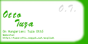 otto tuza business card
