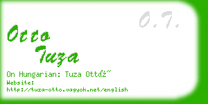 otto tuza business card